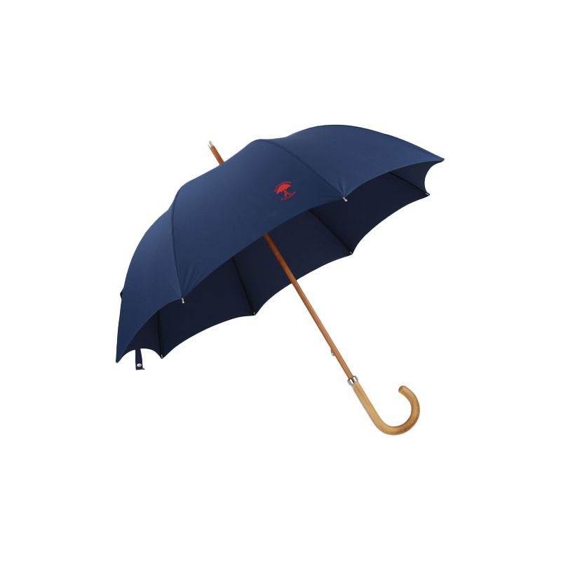 Parapluie Canne Bleu Marine Brod Marque Le Parapluie Fran Ais