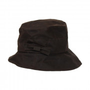 Chapeau De Pluie Coton Huil Marron Pour Femme