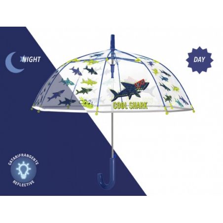 Parapluie transparent "océan"