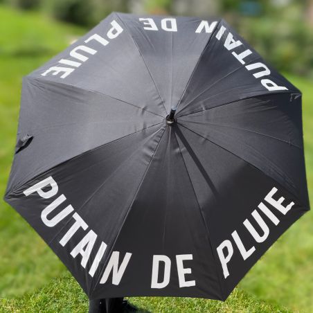 Grand parapluie fantaisie putain de pluie