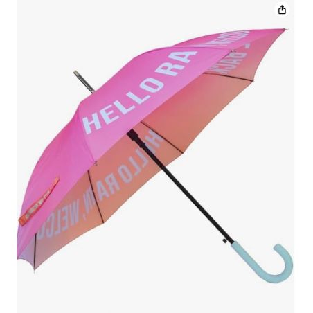 Grand parapluie fantaisie hello rain