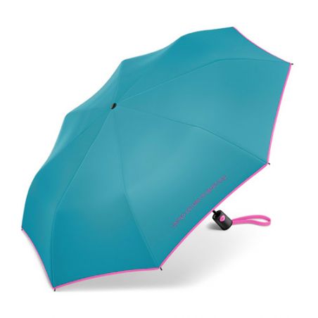 Parapluie automatique pliant bleu Méditerranée Benetton