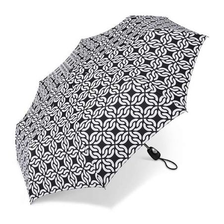 Parapluie pliant Cardin original noir et blanc