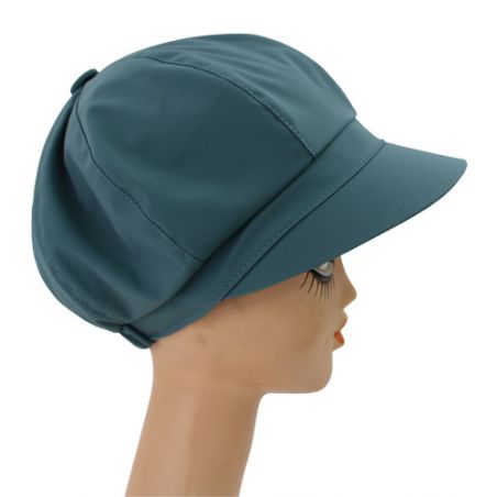 Casquette de pluie sauge pour femme 