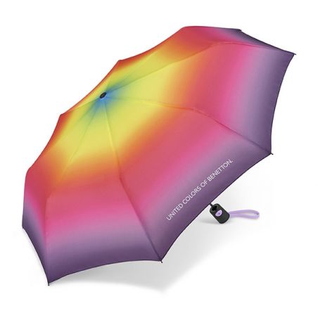 parapluie pliant Benetton couleurs