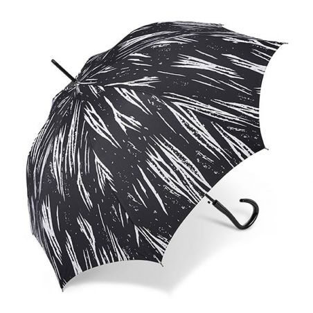 Parapluie zèbre noir et blanc Pierre Cardin