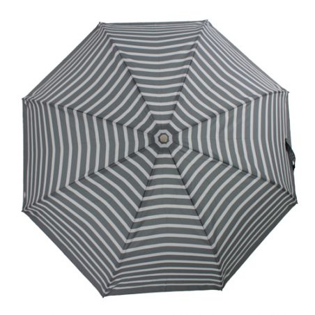 Parapluie pliant marinière gris fabrication française