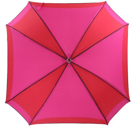 Parapluie luxe forme originale bicolore