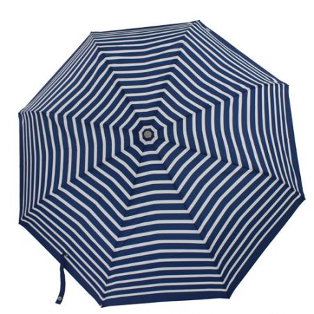 Parapluie canne marinière bleu fabrication française