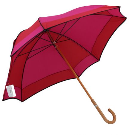 Parapluie luxe forme originale bicolore