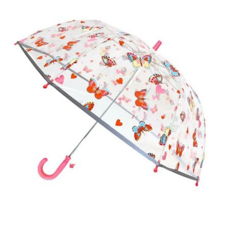 Parapluie réfléchissant enfant rose