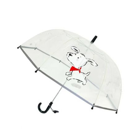 Parapluie transparent enfant chien