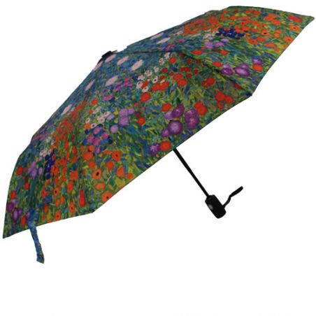 Parapluie pliable automatique motif impressionniste