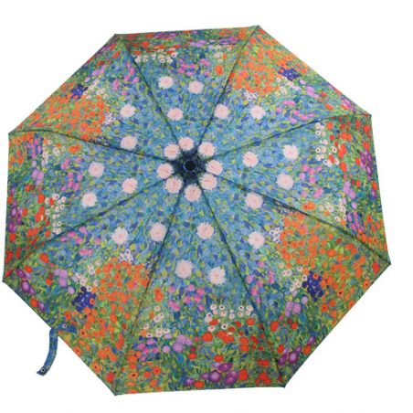 Parapluie pliable automatique motif impressionniste