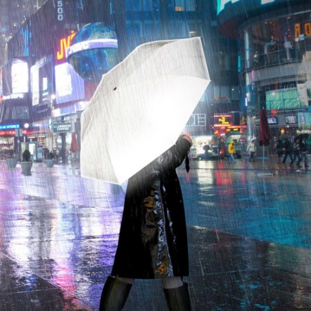 Parapluie pliant réfléchissant la nuit